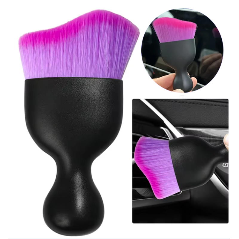 Interior Detailing Kit - 자동차 벤트 보라색 청소 소프트 브러시