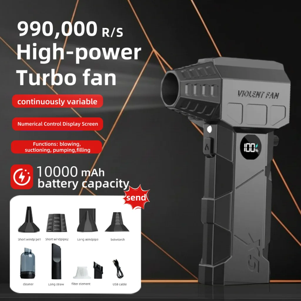 990000RPM 강력한 터보 블로워 에어 블로워 브러 - Dryer Car Blower 리뷰 및 가격