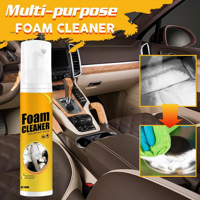 자동차 내부 시트 다기능 폼 클리너 가죽 세척 자동차  - Leather Cleaner Interior 리뷰 및 가격
