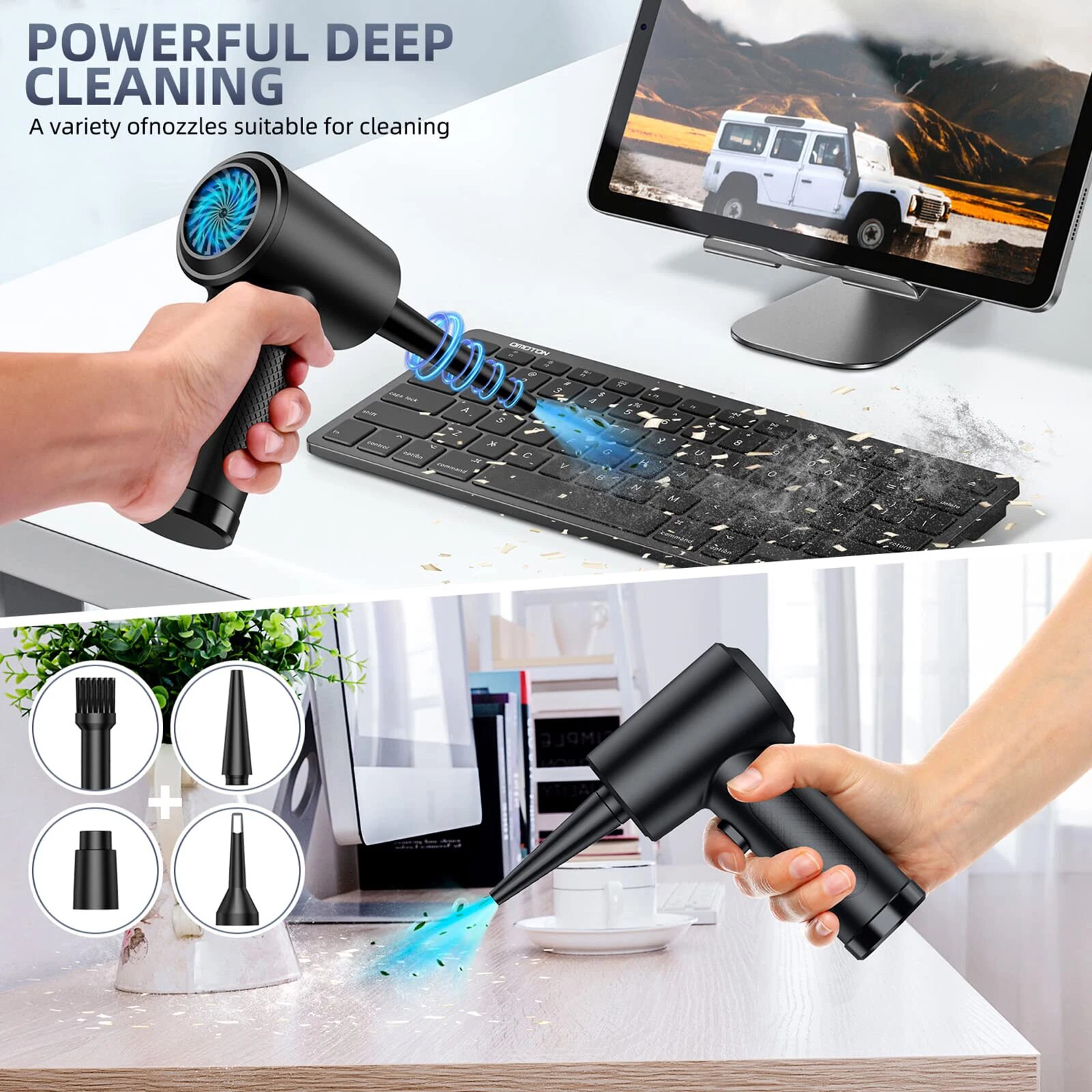 압축 공기 먼지 떨이 전기 충전식 무선 공기 송풍기 컴 - Dryer Car Blower 리뷰 및 가격
