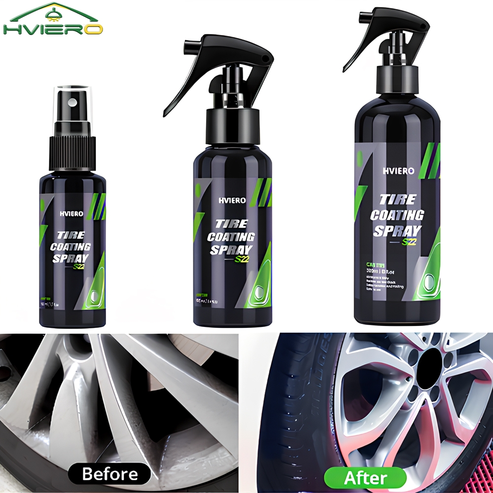 타이어 광택 HVIERO S22 타이어 코팅 스프레이  - Tire Shine Spray Sealant 리뷰 및 가격