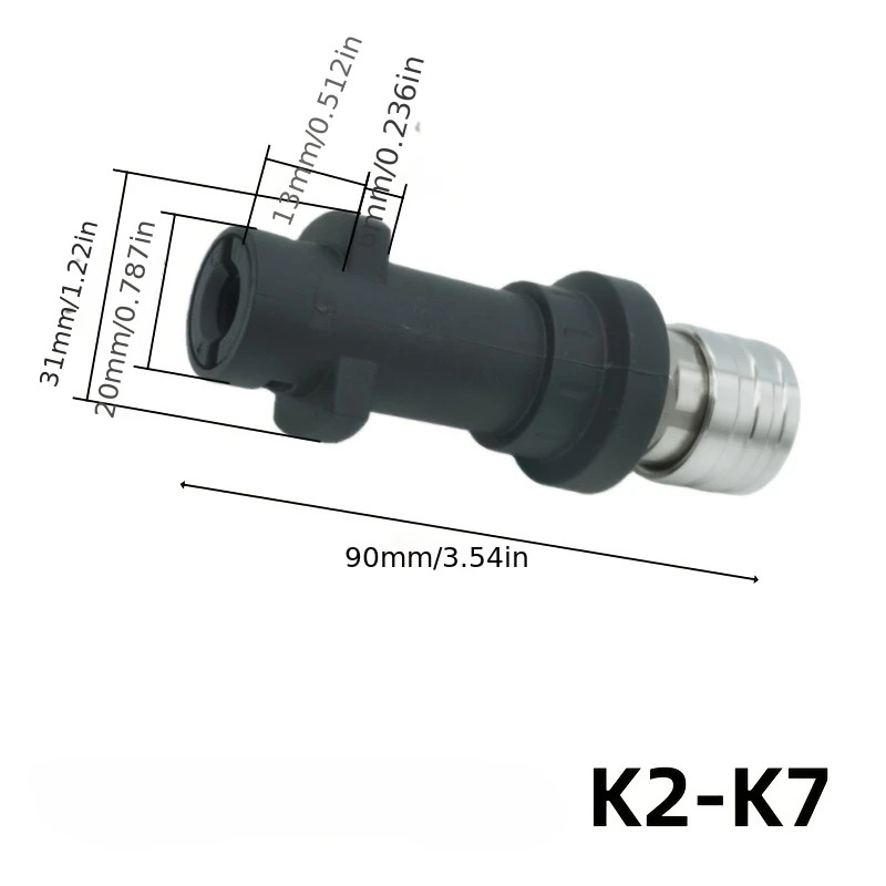 카처 K2-K7 호환 고압 물총 어댑터, 5/7색 노즐 - Pressure Washer Foam Gun 리뷰 및 가격