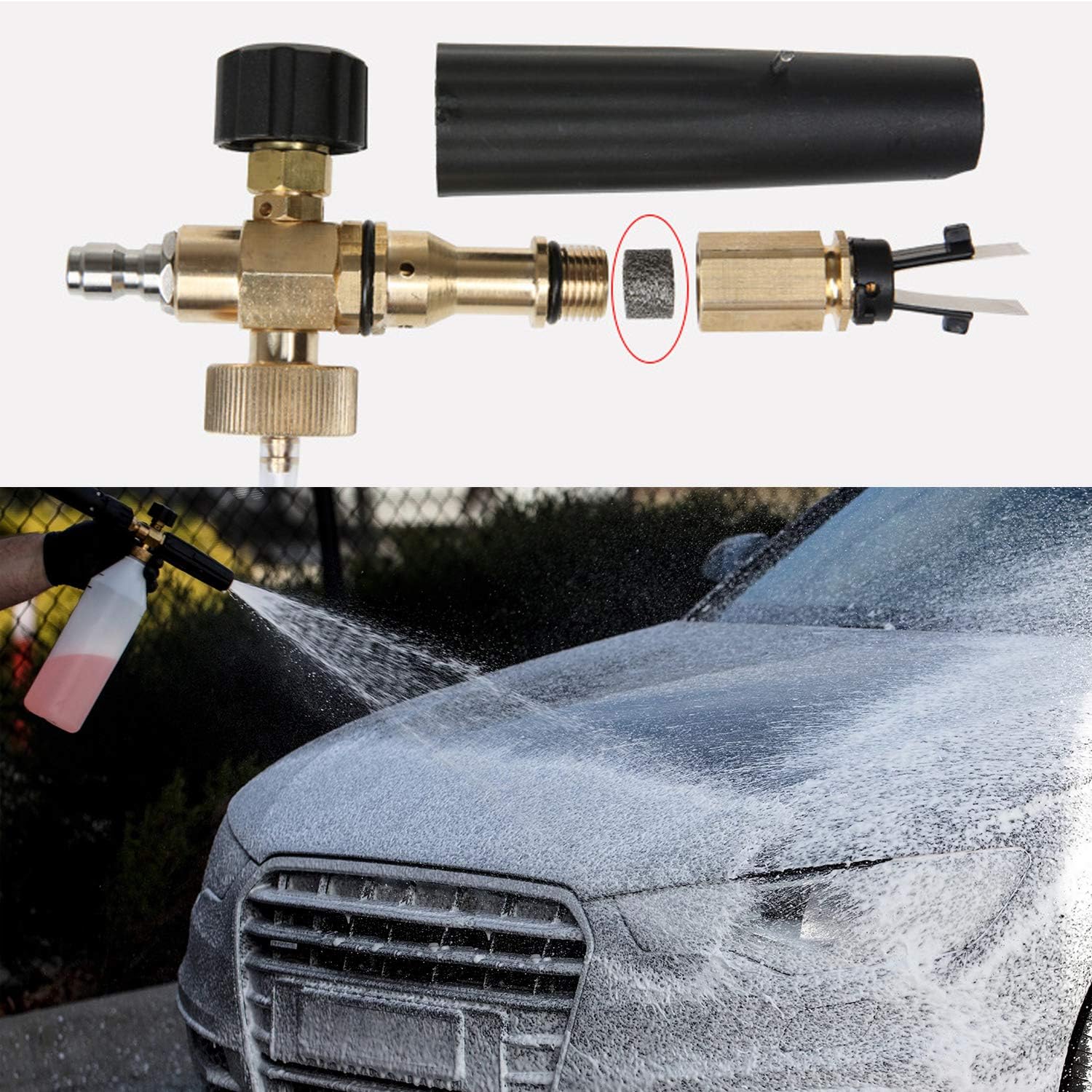 4Pcs 고밀도 폼 랜스 캐논 메쉬 필터 타블렛 3.6 - Foam Cannon Car Wash 리뷰 및 가격